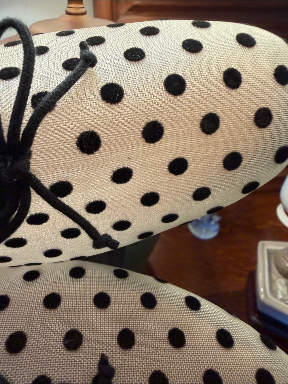 NWT No Boundaries Polka Dot Ballet Flats Size 10 - Picture 14 of 15